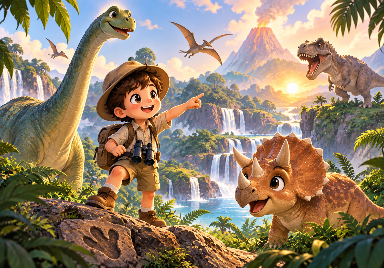 Dinosaur World personalized children's story