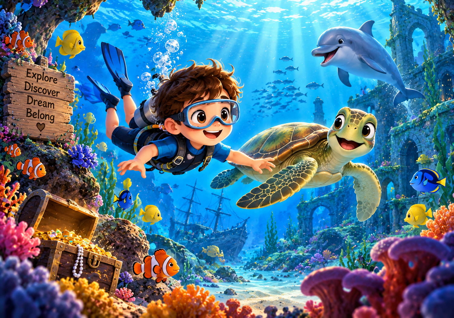 Underwater Adventure personalized children's story