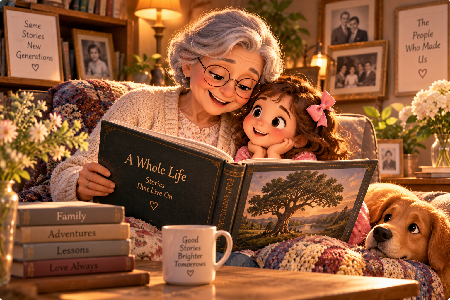 A Whole Life personalized family memory book
