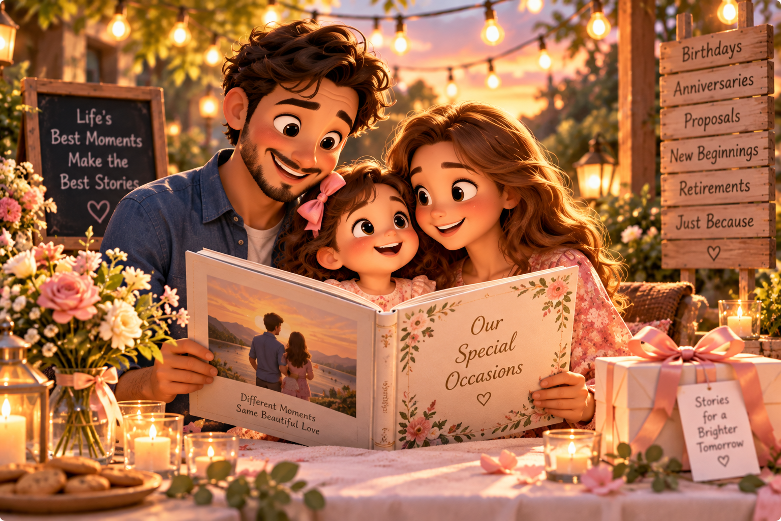 Special occasions personalized storybook gift